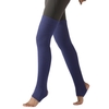 Bas de yoga pour femmes,  talon ouvert,  cuisse en tricot côtelé,  jambières hautes pour la danse de ballet,  se prélasser