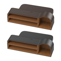 BASEUS étui de rangement pour véhicule panier de rangement pour voiture boîte organisateur pour Gadgets porte-clés clés supports de téléphone boisson