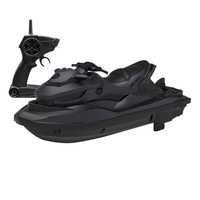 Bateau à moteur 2.4Ghz RC Bateau RC Bateau à télécommande à grande vitesse pour piscines Lacs