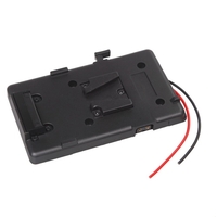 Batterie à dos adaptateur de plaque pour Sony v-shoe batterie V-Mount v-Lock externe pour DSLR caméscope lumière vidéo