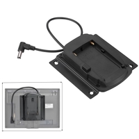Batterie adaptateur plaque de Base pour les moniteurs Lilliput pour FEELWORLD moniteurs Compatible pour Sony NP-F970 F550 F770 F970 F960 F750 batterie