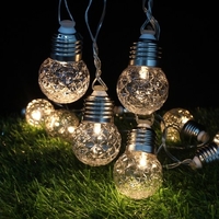 Batterie de contrôle à distance 6M ananas 20 ampoules de décoration intérieure extérieure de globe clair