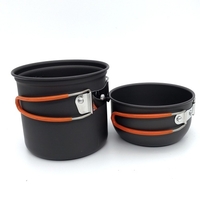 Batterie de cuisine de camping Ustensiles de cuisine Campfire Pliant Cookset