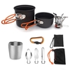 Batterie de cuisine de camping Ustensiles de cuisine Campfire Pliant Cookset
