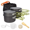 Batterie de cuisine de camping Ustensiles de cuisine Campfire Pliant Cookset