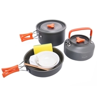 Batterie de cuisine intégrée portable Widesea 8PCS