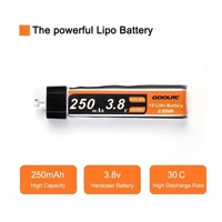 Batterie de mise à niveau Lipo de 4PCS GoolRC 3.8V 250mAh 30C