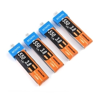 Batterie de mise à niveau Lipo de 4PCS GoolRC 3.8V 550mAh 30C