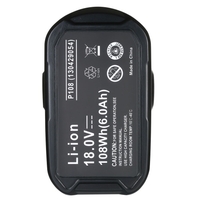Batterie de remplacement pour chargeur Li-ion Ryobi 18V 4000mah / 5000mah / 6000mah pour kit de perceuse sans fil Ryobi One + P103 / P108