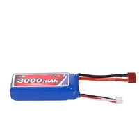 Batterie de voiture de grande capacité de batterie au lithium de 7.4V 3000mAh pour WLtoys XKS 144001 A959-B 12428