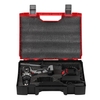 Batteries de perceuse-visseuse sans fil 21 V Couple maximum 200 N.m Mandrin sans clé en métal 1/2 pouce 20 + 3 positions 0-2150 RMP Perceuse à percussion à vitesse variable avec boîte à outils en plastique et 27 forets.