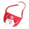 Bavoir de noël réglable pour animaux de compagnie rouge Santa chasuble mignon décoration pour animaux de compagnie accessoires de festival pour chiens chats chiot chatons
