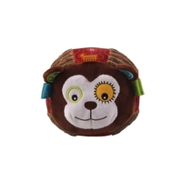 Bébé peluche balle jouets animal de bande dessinée hochets Bell Velvet matériel