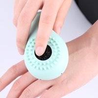 Beauté Visage Brosse Soins Nettoyant Mignon Dauphin Visage Exfoliant Silicone Laveur Outil De Nettoyage Des Pores Profonde Bébé Pinceaux De Douche Rose
