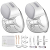 Bebebao BB-P1 2 Pump mammaire électrique Portable Mains Gratuit Jeu de coupe mammaire portable