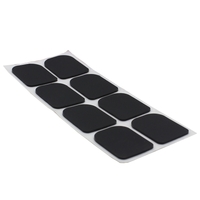 Bec de Clarinette 8pcs 0, 8 mm noir Saxophone Soprano Sax Patches coussins coussins