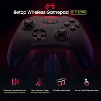 BETOP BTP-2270 Gamepad 2.4G Contrôleur de jeu sans fil Support PC/Android/Vapeur Conversion de fréquence de vibration plus forte Turbo Gamepad pour Gamer