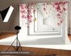 BG-0010 0.9 * 1.5m / 1.5 * 2.1m Photographie Fond Toile de fond classique Mode Parquet en bois pour Studio Photographe Professionnel