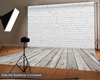 BG-0028 0.9 * 1.5m / 1.5 * 2.1m Photographie Fond Toile de fond classique Mode Parquet en bois pour Studio Photographe Professionnel