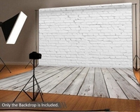 BG-0028 0.9 * 1.5m / 1.5 * 2.1m Photographie Fond Toile de fond classique Mode Parquet en bois pour Studio Photographe Professionnel