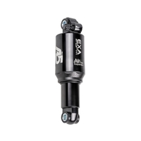 Bicycle Air Rear Shock Absorber Rebound Air Pressure Adjustable Mountain Bike Rear Air Chamber Pressure for Mountain Folding Bike Aluminium Alloy MTB Rear Absorber Suspension with Screws Kit