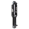 Bicycle Air Rear Shock Absorber Rebound Air Pressure Adjustable Mountain Bike Rear Air Chamber Pressure for Mountain Folding Bike Aluminium Alloy MTB Rear Absorber Suspension with Screws Kit