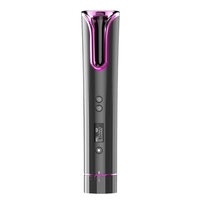 Bigoudi automatique multifonctionnel USB Voyage portable Intelligent sans fil Bigoudi automatique à cristaux liquides