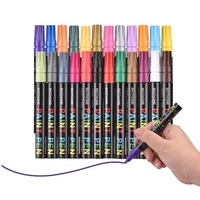 BIGTHUMB Lot de 12 marqueurs de peinture à base d