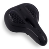 Bike Gel Seat Cushion with Tail Light Comfortable Mountain Bicycle Soft Seat with Dual Shock Absorbing Ball Anti-slip Road MTB Bike Saddle Pad Bike Accessories Riding Equipment