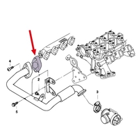Blanking 8mm EGR Valve Bloc Kit Plaques avec Joint pour BMW E53 E65 E66 E38 E39 E46 E90