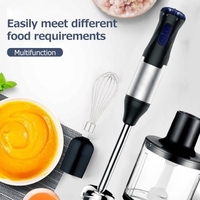 Blender Four Pieces Home 1000W Big Power Cooking Machine Handheld Fouet Crush Rod Meulage Tasse Hachoir À Viande Bol Combinaison Complément Alimentaire Presse-agrumes