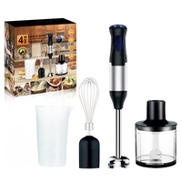 Blender Four Pieces Home 1000W Big Power Cooking Machine Handheld Fouet Crush Rod Meulage Tasse Hachoir À Viande Bol Combinaison Complément Alimentaire Presse-agrumes
