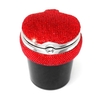 Bling voiture cendrier cristal diamant Portable sans fumée support cylindre porte-gobelet avec indicateur de lumière LED bleu froid