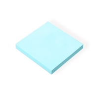 Bloc-notes autocollant de 100 feuilles de notes autocollantes carrées de couleur de 3 * 3 pouces