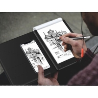 Bloc-notes intelligent VSON WP9623 avec stylo à bille sensible à la pression de 8192 niveaux 150 pages étui de protection de stockage hors ligne