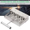 Bloqueur de sol portable Outil de blocage de sol pour fabricant de blocs de sol de 2 pouces avec Dibbles Dibbers et marqueur de jardin d
