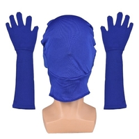 Blue Chroma Key Mask Gants Chromakey Hood Glove Invisible Effects Background Chroma Keying Blue Gants Masque pour Blue Screen Photography Photo Video