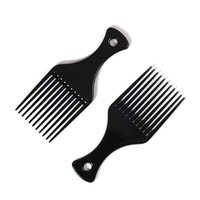 BlueZOO peigne à cheveux insérer Afro cueillette de cheveux peigne fourche à cheveux peigne huile Slick style brosse à cheveux accessoire de coiffure pour hommes et femmes