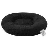 Blusea Lit doux rond en peluche pour animaux de compagnie Lit doux pour chat pour chats et chiens