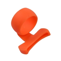 BOBAO Anti-slip Guitar Finger Pick Holder Silicone Finger Stall with 3 Picks/Storage Box Strumming Accessoire pour Guitare Acoustique Guitare Électrique Ukulélé