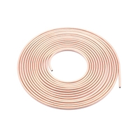 Bobine de tuyau de frein en cuivre nickel et kit de montage 3/16 OD 25 pi rouleau de bobine