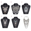 Bohemia Boho Gypsy chaîne de bijoux Tribal ethnique Retro Bib Choker Collier Glands Vintage Femmes Party cadeau Fille