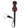 Bois dur Violoncelle Embout Antidérapant Arrêt Titulaire Reste Anchor Protecteur Pad Violoncelle Forme Noir Noyer Couleur