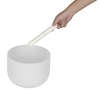 Bol de chant en cristal de 10 pouces G Note avec maillet et joint torique en caoutchouc pour la fabrication de la musique