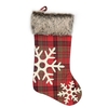 Bonbons de Noël sac fourre-tout chaussettes en forme de neige motif sacs fourre-tout réutilisables sac fourre-tout cadeau