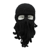 Bonnet drôle de moustache de poulpe chaud d