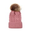 Bonnet tricoté en laine au crochet pour femmes et enfants