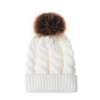 Bonnet tricoté en laine au crochet pour femmes et enfants