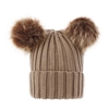 Bonnet tricoté en laine au crochet pour femmes et enfants