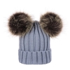 Bonnet tricoté en laine au crochet pour femmes et enfants
